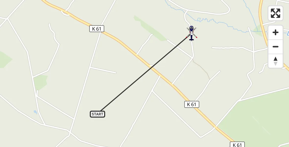 Flugroute Polizeihubschrauber Dahlem - Dahlem, 28 September 2026, 12:59