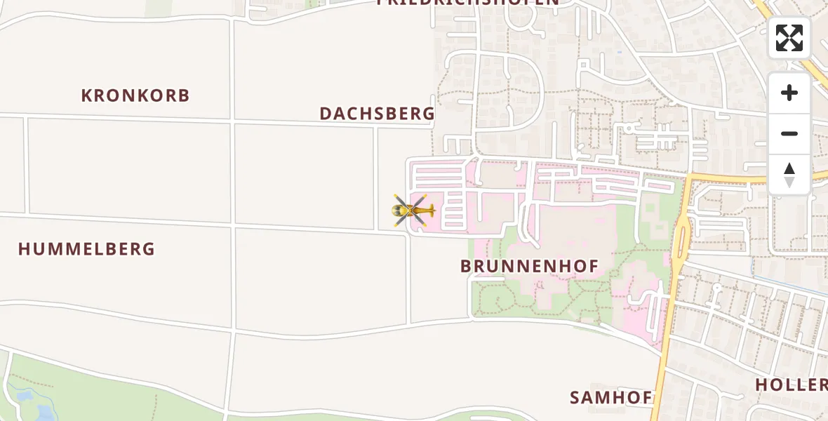 Flugroute Rettungshubschrauber Ingolstadt Hospital - Ingolstadt Hospital, 28 September 2026, 13:52
