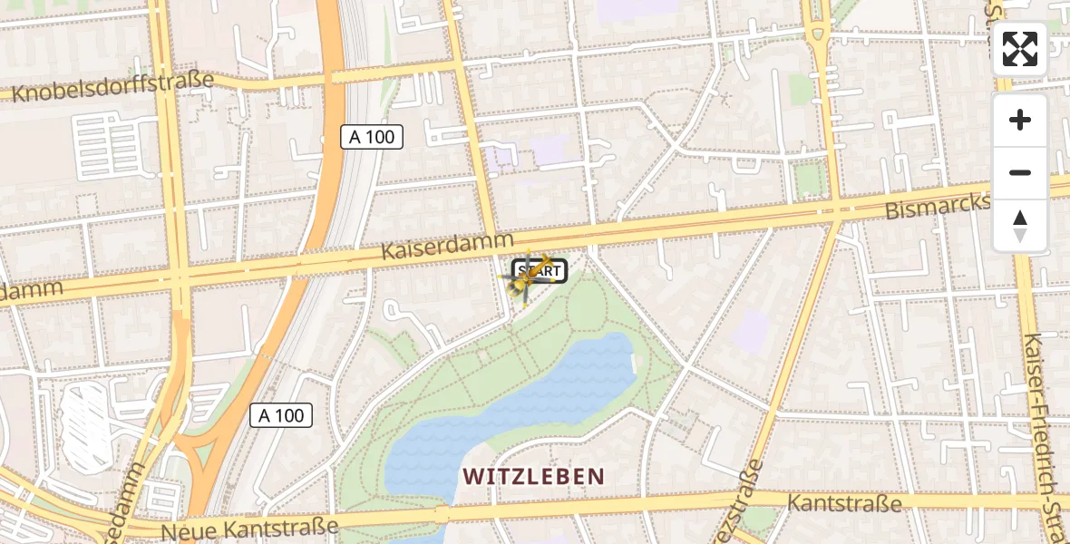 Flugroute Rettungshubschrauber Berlin - Berlin, 28 September 2026, 14:58