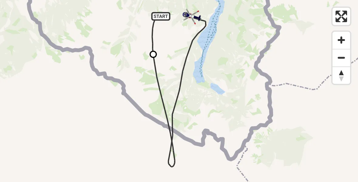 Flugroute Polizeihubschrauber Ramsau b.Berchtesgaden - Schönau a.Königssee, 29 September 2026, 08:06