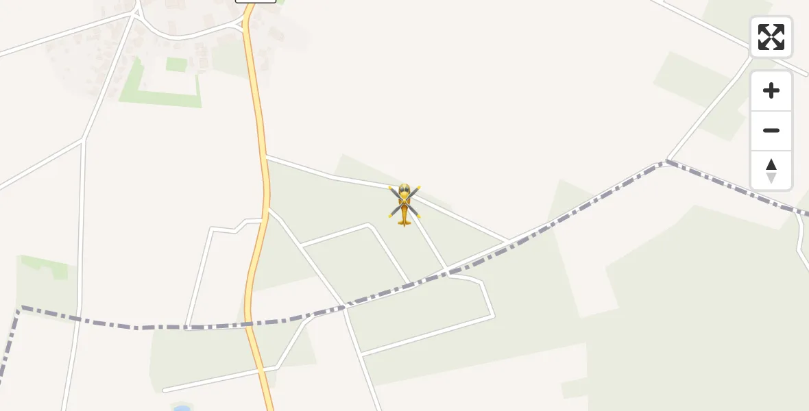 Flugroute Rettungshubschrauber Weste - Weste, 29 September 2026, 10:45
