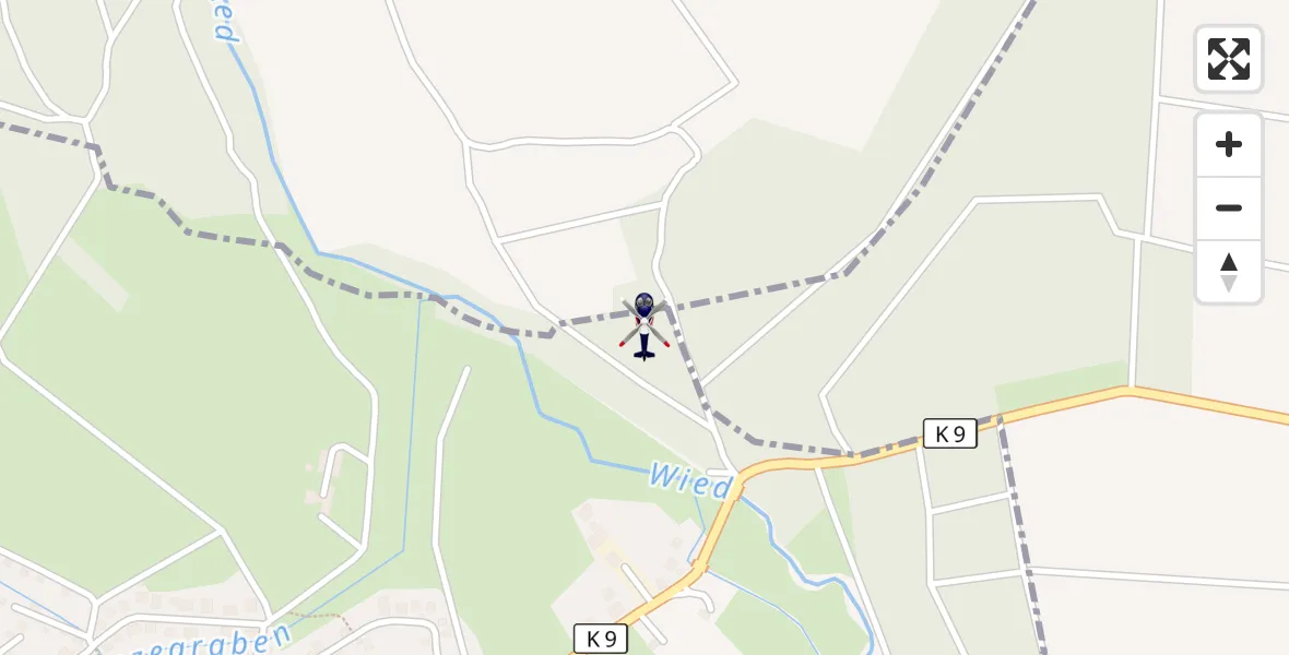 Flugroute Polizeihubschrauber Borod - Borod, 29 September 2026, 13:21
