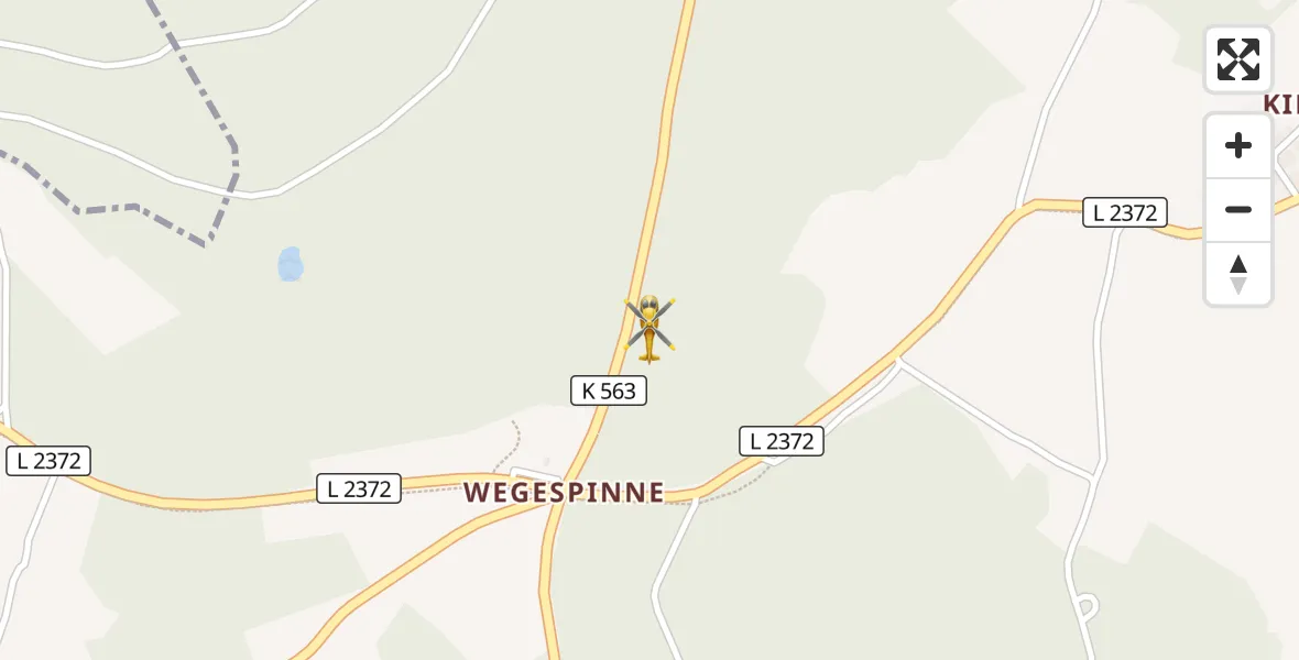 Flugroute Rettungshubschrauber Rosenthal am Rennsteig - Rosenthal am Rennsteig, 30 September 2026, 11:02