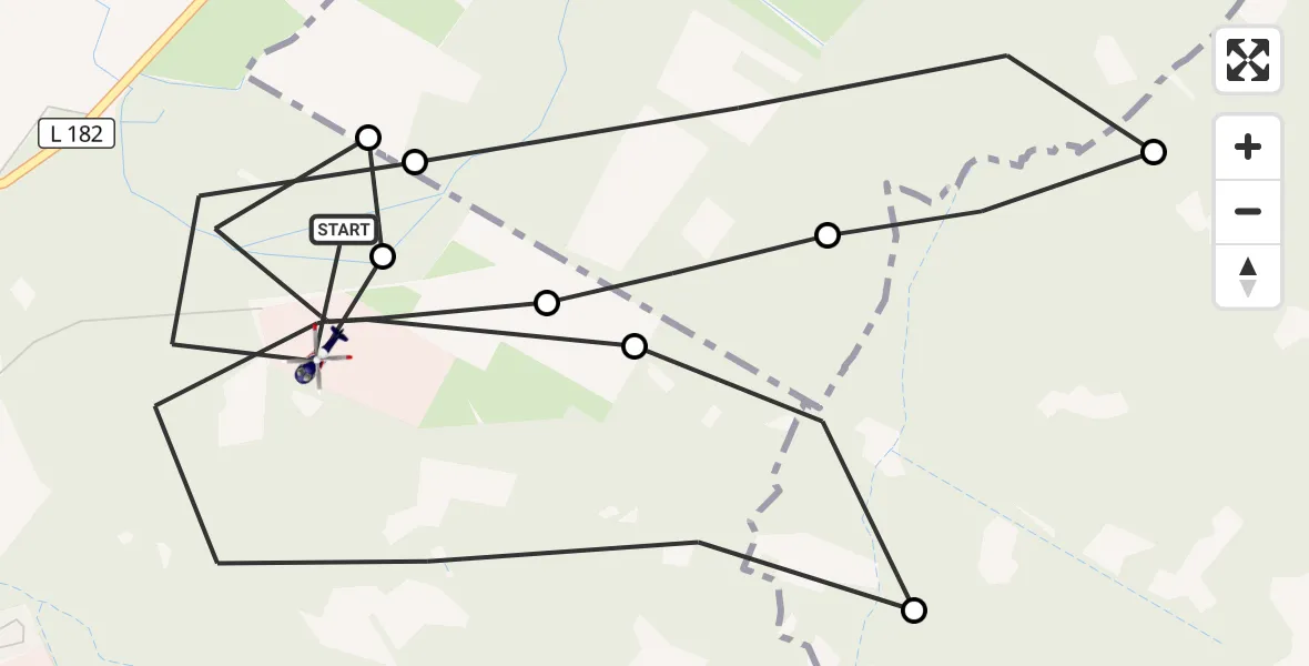 Flugroute Polizeihubschrauber Swisttal - Swisttal, 01 Oktober 2026, 08:28