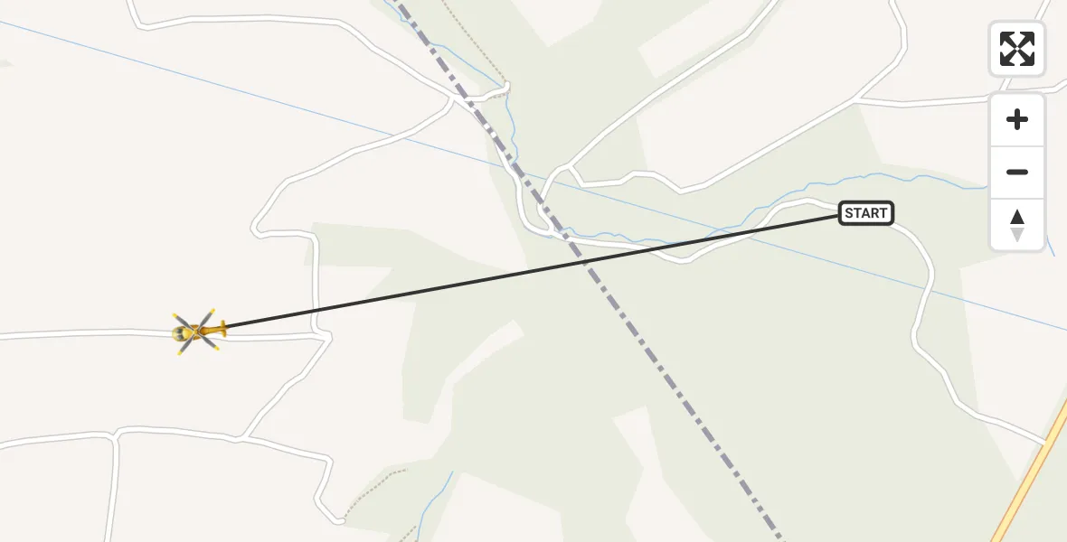 Flugroute Rettungshubschrauber Börnichen/Erzgeb. - Zschopau, 01 Oktober 2026, 14:42