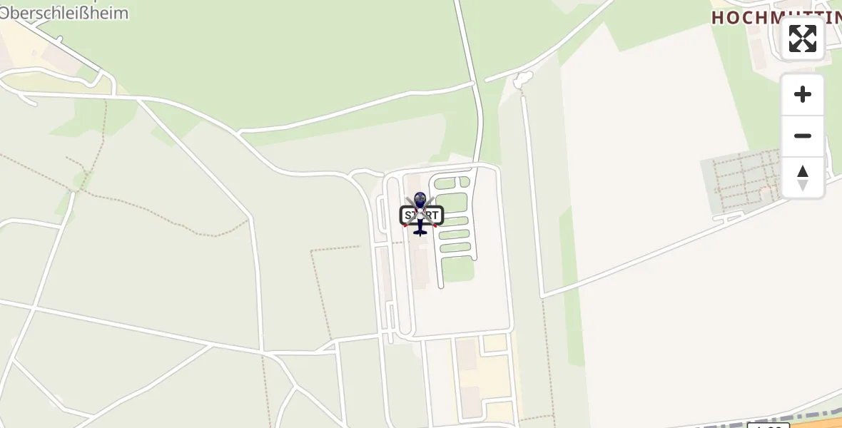 Flugroute Polizeihubschrauber Oberschleißheim - Oberschleißheim, 02 Oktober 2026, 08:11