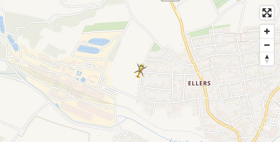 Flugroute Rettungshubschrauber Neuhof - Neuhof, 02 Oktober 2026, 08:15