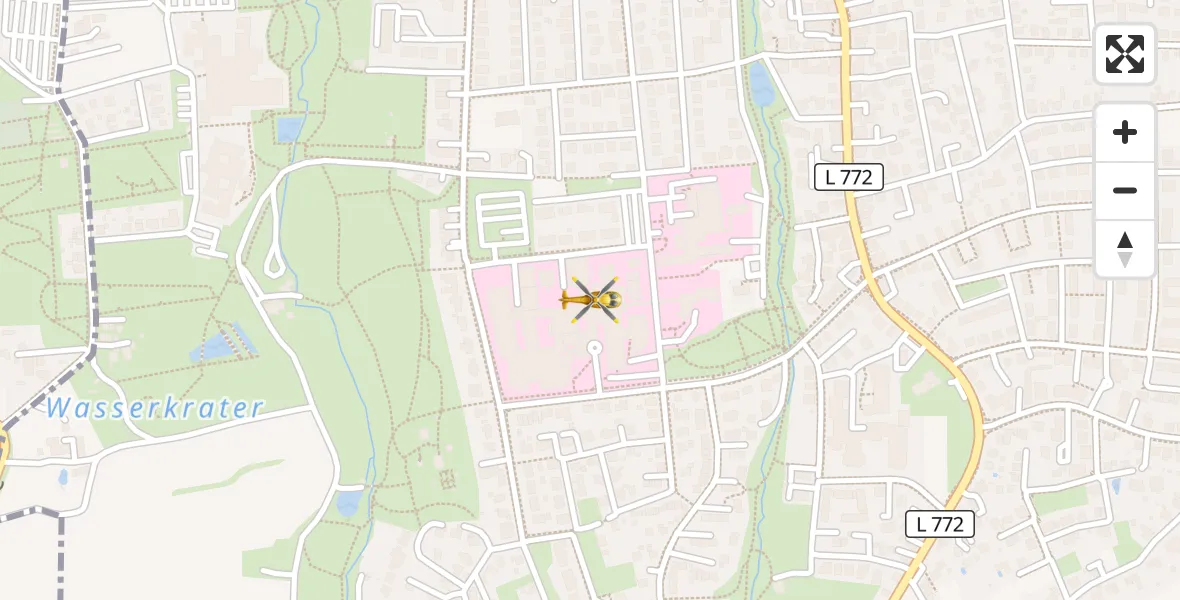 Flugroute Rettungshubschrauber Bad Oeynhausen - Bad Oeynhausen, 02 Oktober 2026, 16:47