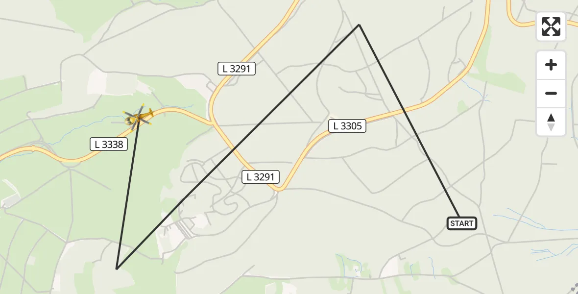 Flugroute Rettungshubschrauber Schotten - Schotten, 04 Oktober 2026, 12:28