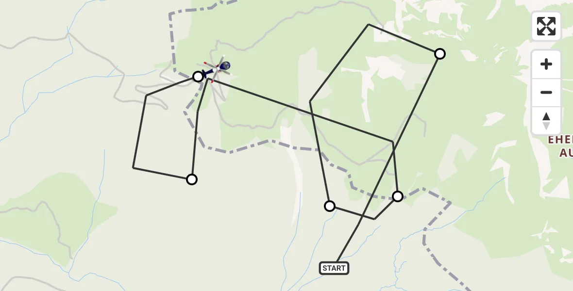 Flugroute Polizeihubschrauber Schliersee - Bayrischzell, 05 Oktober 2026, 09:25