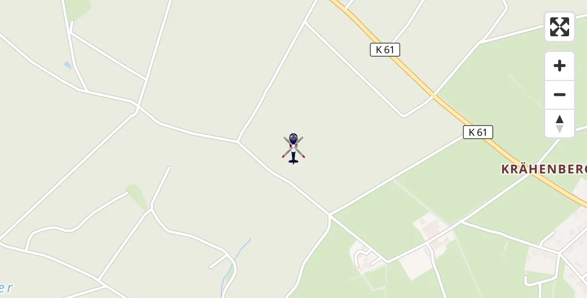 Flugroute Polizeihubschrauber Dahlem - Dahlem, 05 Oktober 2026, 12:51