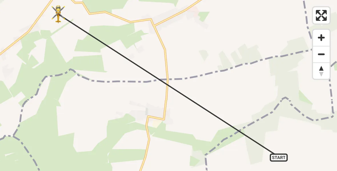 Flugroute Rettungshubschrauber Stüdenitz-Schönermark - Plattenburg, 05 Oktober 2026, 14:08