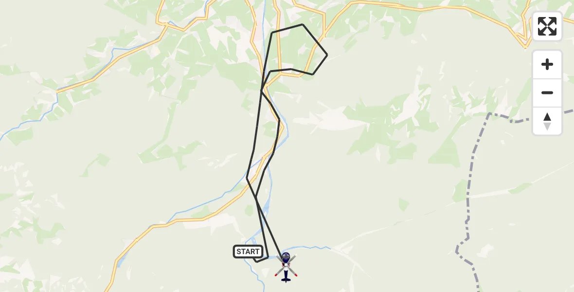 Flugroute Polizeihubschrauber Ruhpolding - Ruhpolding, 06 Oktober 2026, 10:42