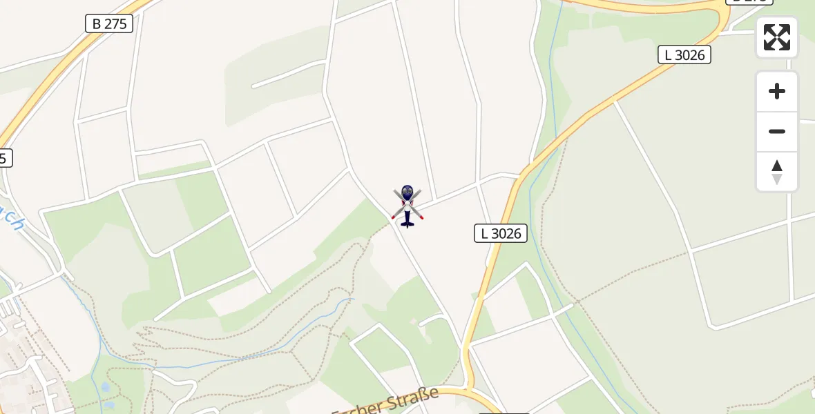 Flugroute Polizeihubschrauber Idstein - Idstein, 06 Oktober 2026, 13:27