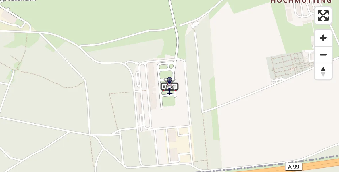 Flugroute Polizeihubschrauber Oberschleißheim - Oberschleißheim, 07 Oktober 2026, 07:32