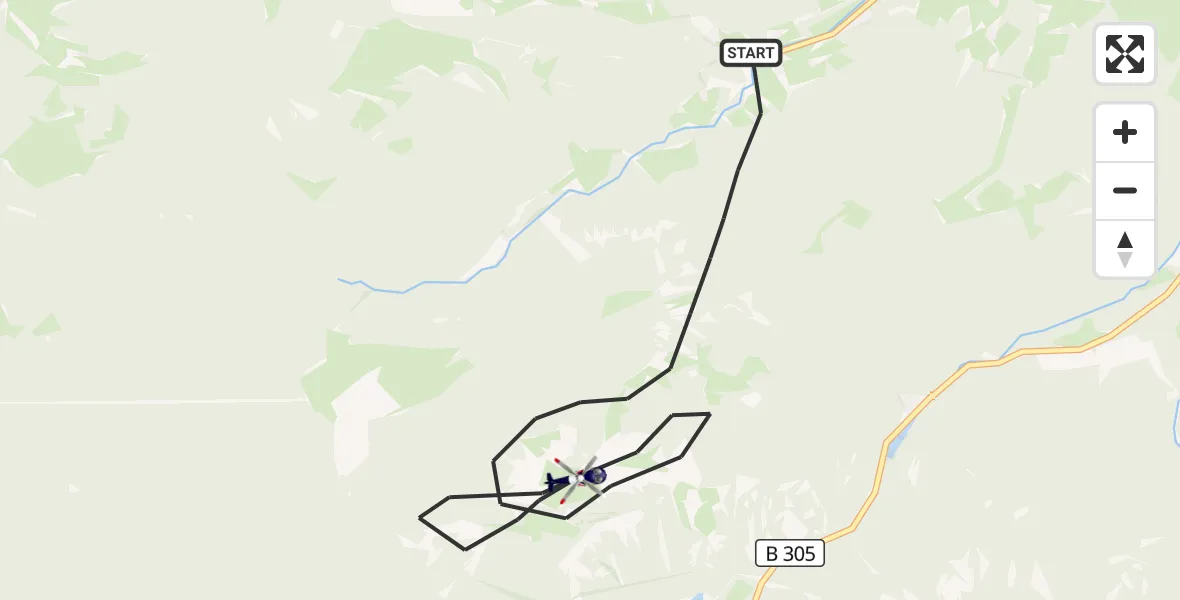 Flugroute Polizeihubschrauber Ruhpolding - Ruhpolding, 07 Oktober 2026, 10:11