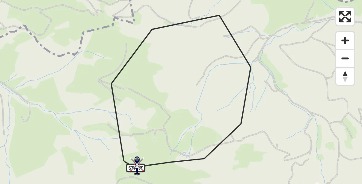 Flugroute Polizeihubschrauber Brannenburg - Brannenburg, 08 Oktober 2026, 08:40