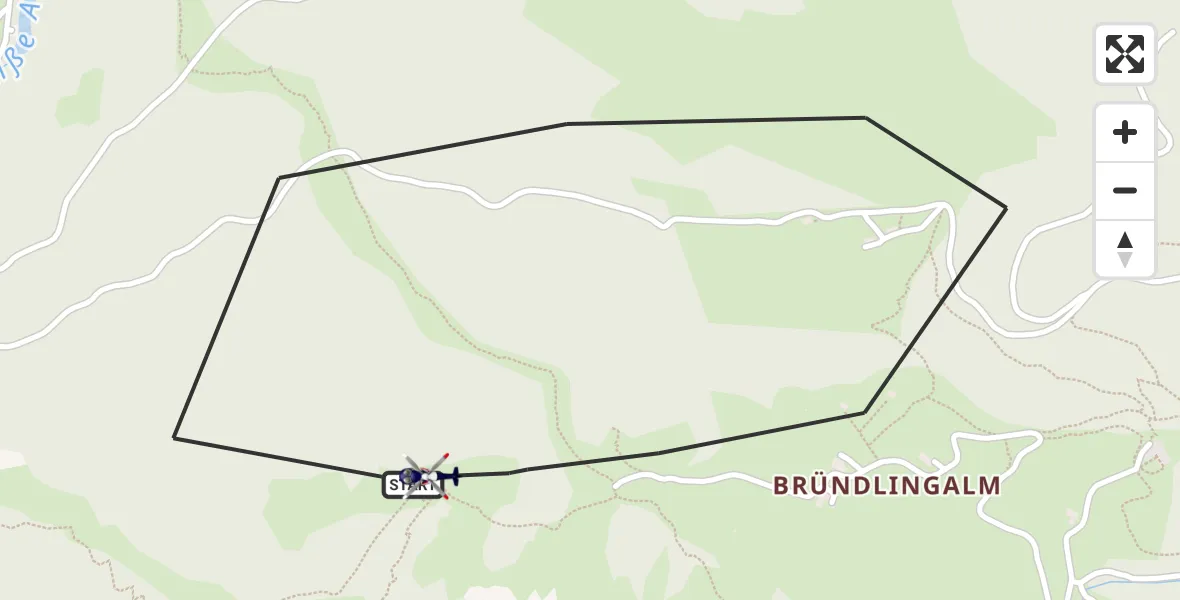 Flugroute Polizeihubschrauber Bergen - Bergen, 09 Oktober 2026, 08:50