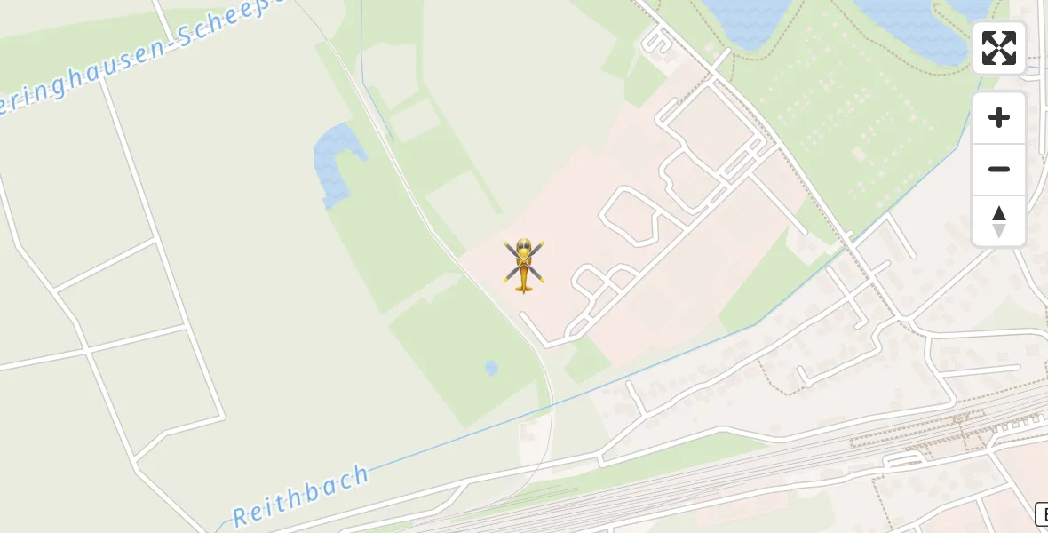 Flugroute Ambulanzhubschrauber Rotenburg (Wümme) - Rotenburg (Wümme), 09 Oktober 2026, 23:56