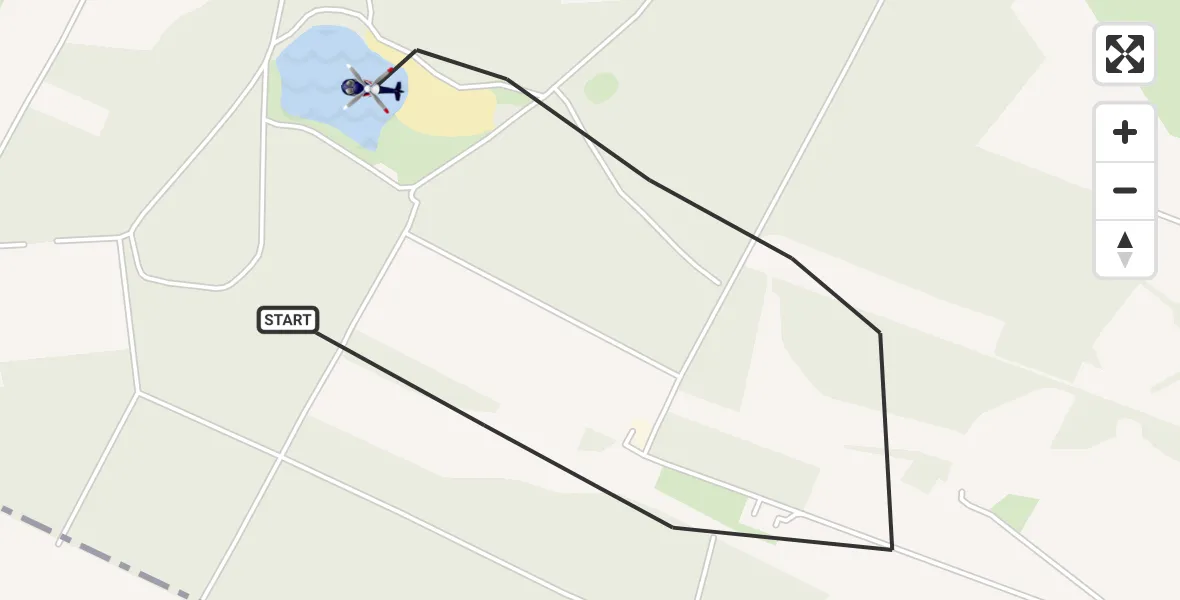 Flugroute Polizeihubschrauber Wilsum - Wilsum, 10 Oktober 2026, 08:30