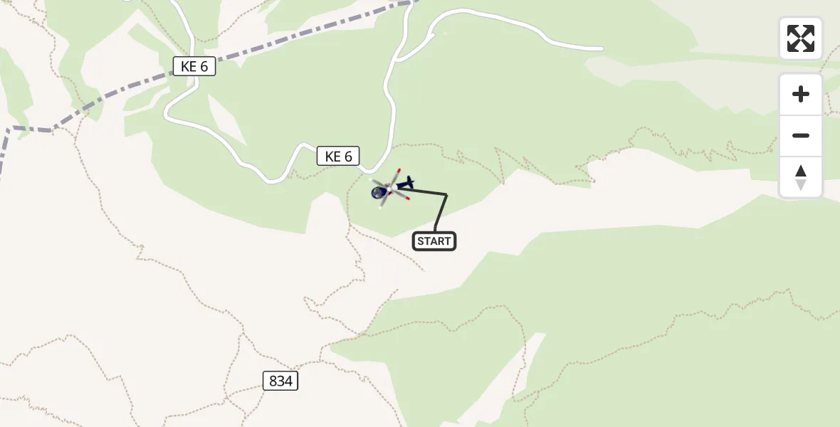 Flugroute Polizeihubschrauber Garmisch-Partenkirchen - Garmisch-Partenkirchen, 12 Oktober 2026, 09:39
