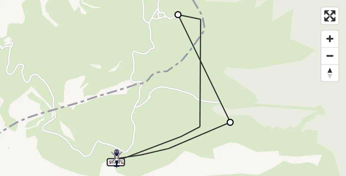 Flugroute Polizeihubschrauber Garmisch-Partenkirchen - Garmisch-Partenkirchen, 12 Oktober 2026, 09:43