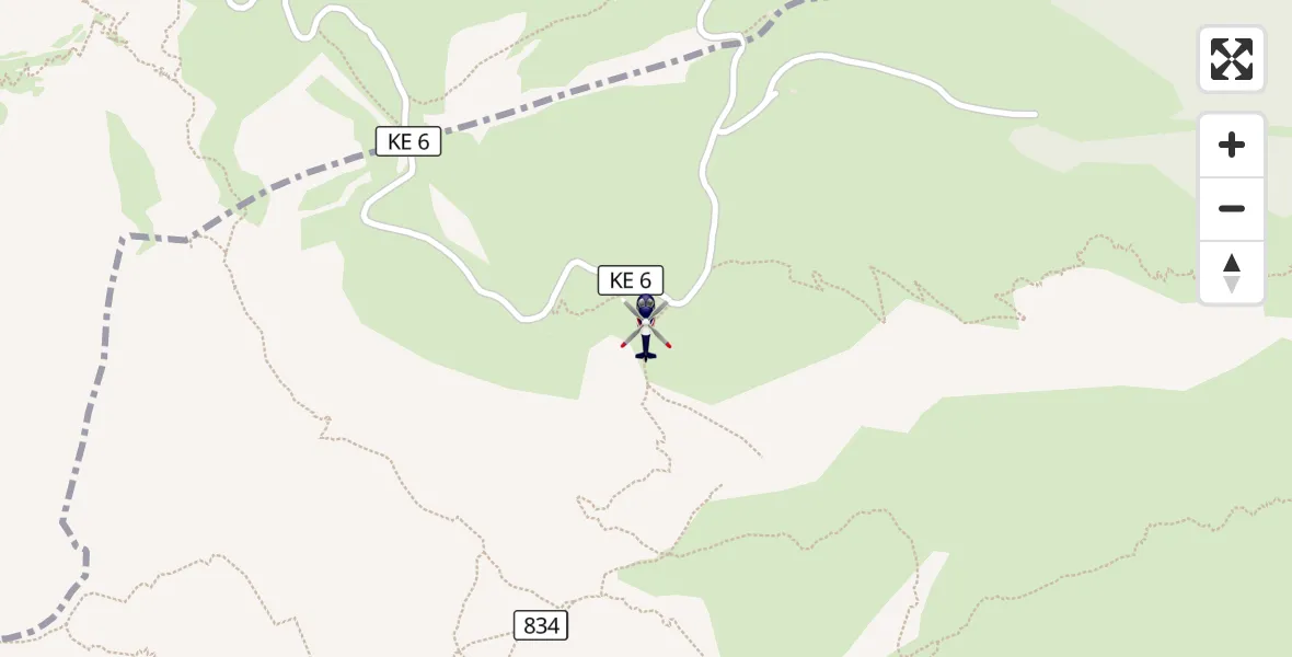 Flugroute Polizeihubschrauber Garmisch-Partenkirchen - Garmisch-Partenkirchen, 12 Oktober 2026, 09:46