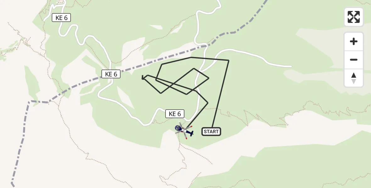 Flugroute Polizeihubschrauber Garmisch-Partenkirchen - Garmisch-Partenkirchen, 12 Oktober 2026, 10:33