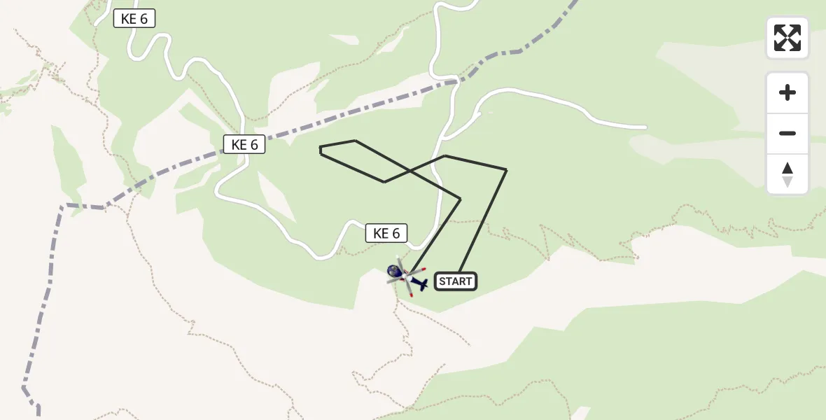 Flugroute Polizeihubschrauber Garmisch-Partenkirchen - Garmisch-Partenkirchen, 12 Oktober 2026, 10:42