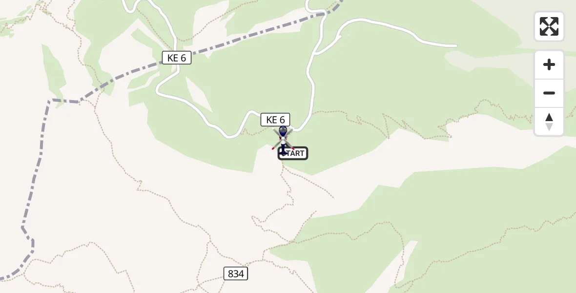 Flugroute Polizeihubschrauber Garmisch-Partenkirchen - Garmisch-Partenkirchen, 12 Oktober 2026, 10:45