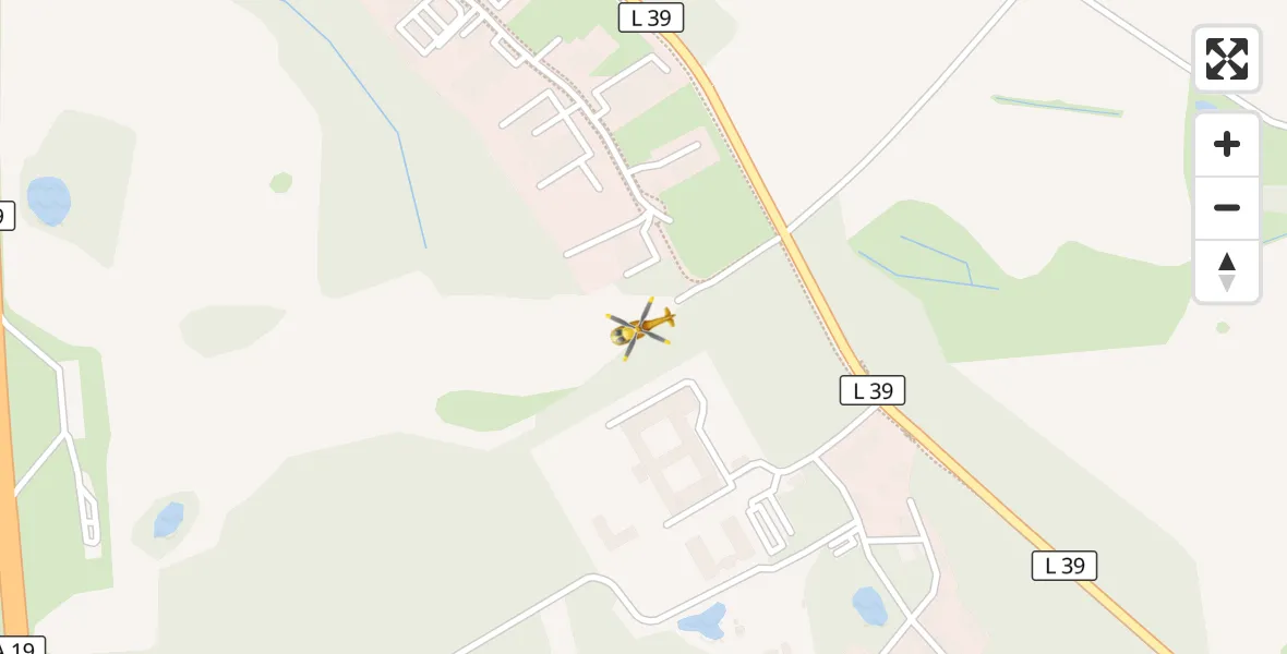 Flugroute Ambulanzhubschrauber Dummerstorf - Dummerstorf, 12 Oktober 2026, 13:52