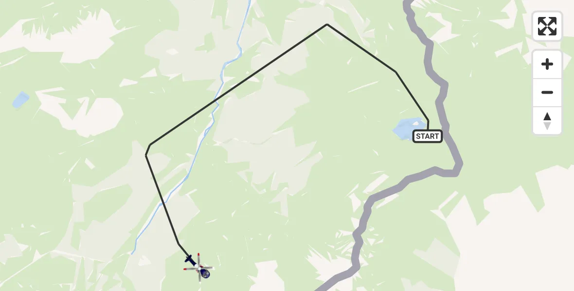 Flugroute Polizeihubschrauber Bad Hindelang - Bad Hindelang, 12 Oktober 2026, 14:24