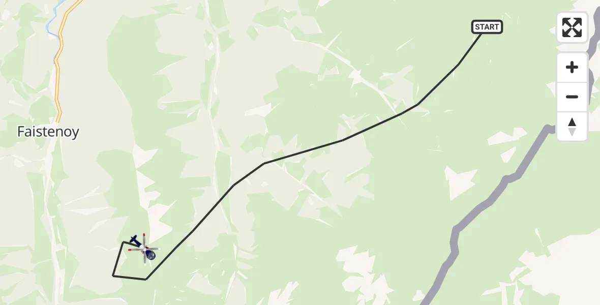 Flugroute Polizeihubschrauber Oberstdorf - Oberstdorf, 12 Oktober 2026, 14:43