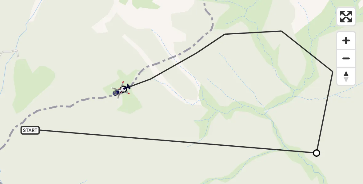 Flugroute Polizeihubschrauber Ohlstadt - Ohlstadt, 13 Oktober 2026, 07:58
