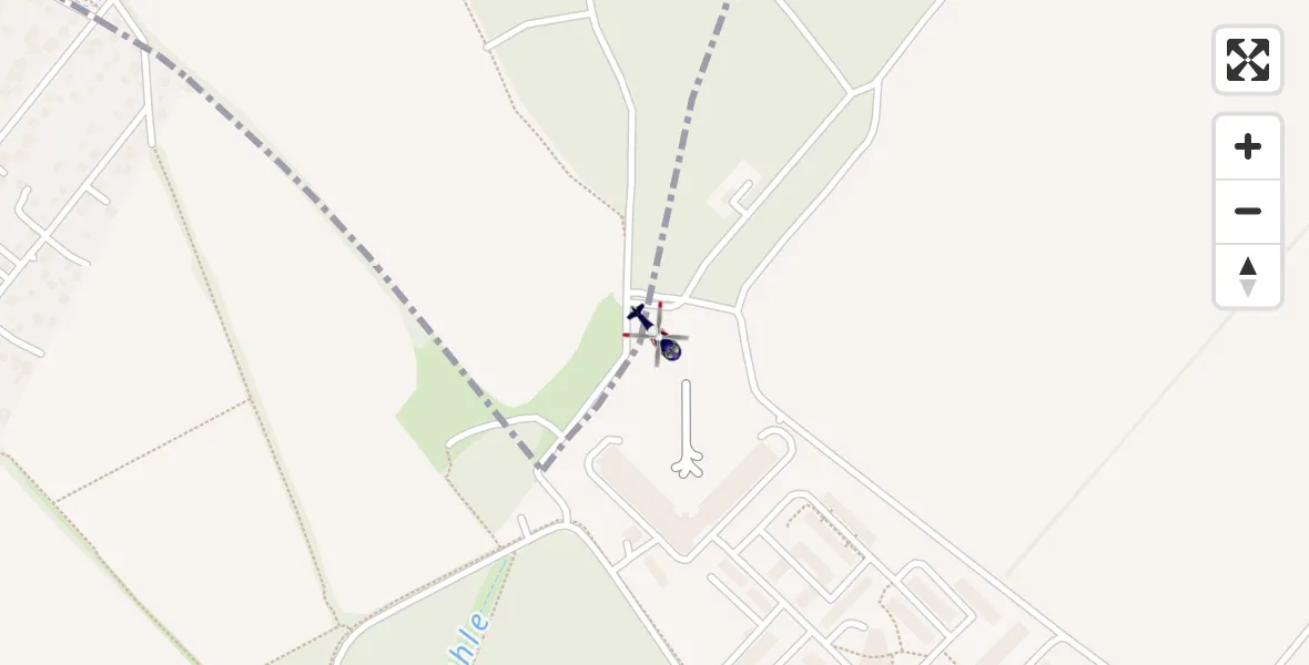 Flugroute Polizeihubschrauber Ahrensfelde Hubschrauberlandeplatz - Ahrensfelde Hubschrauberlandeplatz, 13 Oktober 2026, 08:22