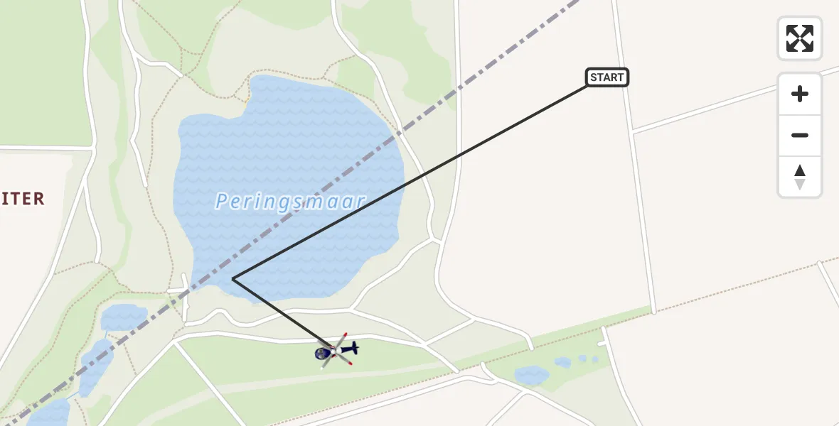 Flugroute Polizeihubschrauber Bergheim - Bergheim, 13 Oktober 2026, 08:49