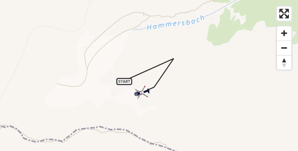 Flugroute Polizeihubschrauber Grainau - Grainau, 13 Oktober 2026, 10:32