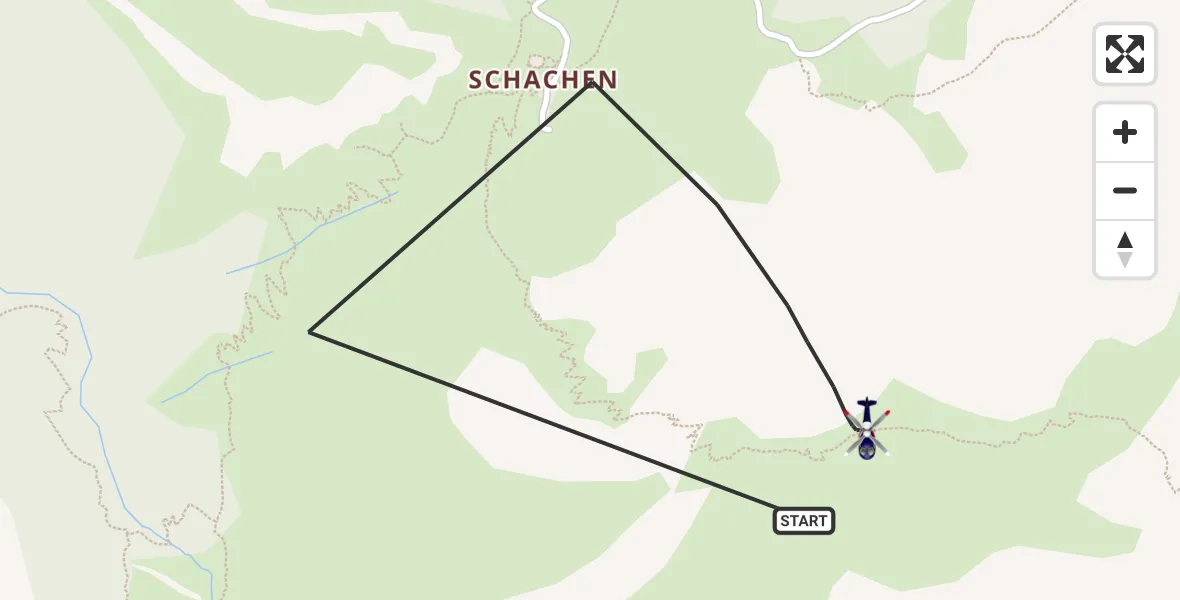 Flugroute Polizeihubschrauber Garmisch-Partenkirchen - Garmisch-Partenkirchen, 13 Oktober 2026, 12:10