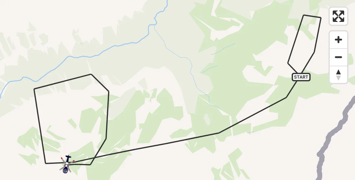Flugroute Polizeihubschrauber Garmisch-Partenkirchen - Garmisch-Partenkirchen, 13 Oktober 2026, 12:15