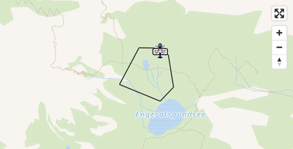 Flugroute Polizeihubschrauber Bad Hindelang - Bad Hindelang, 13 Oktober 2026, 12:29