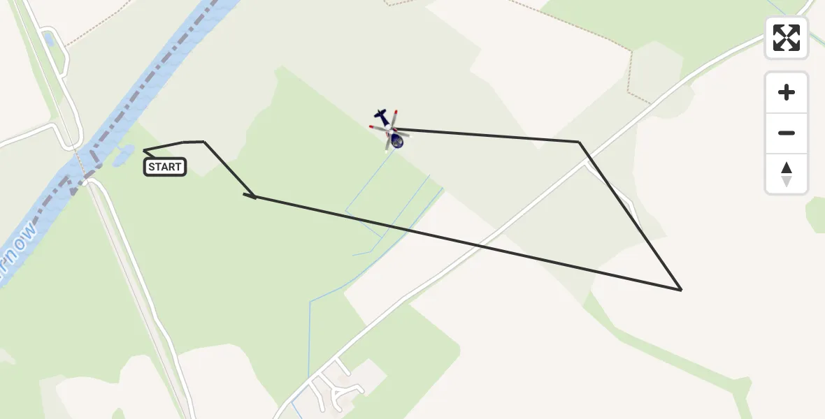 Flugroute Polizeihubschrauber Dummerstorf - Dummerstorf, 13 Oktober 2026, 17:45
