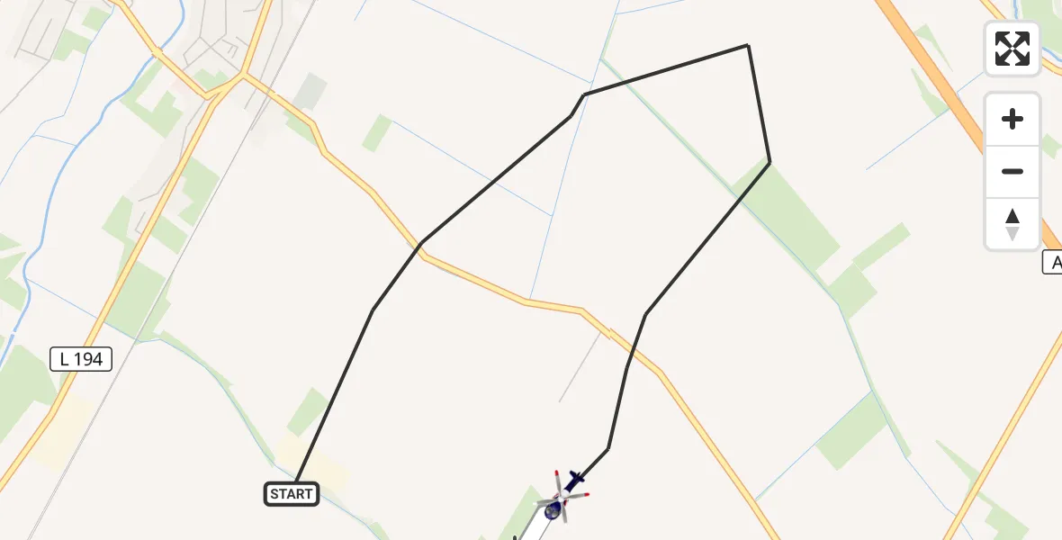 Flugroute Polizeihubschrauber Weilerswist - Weilerswist UL, 14 Oktober 2026, 14:53