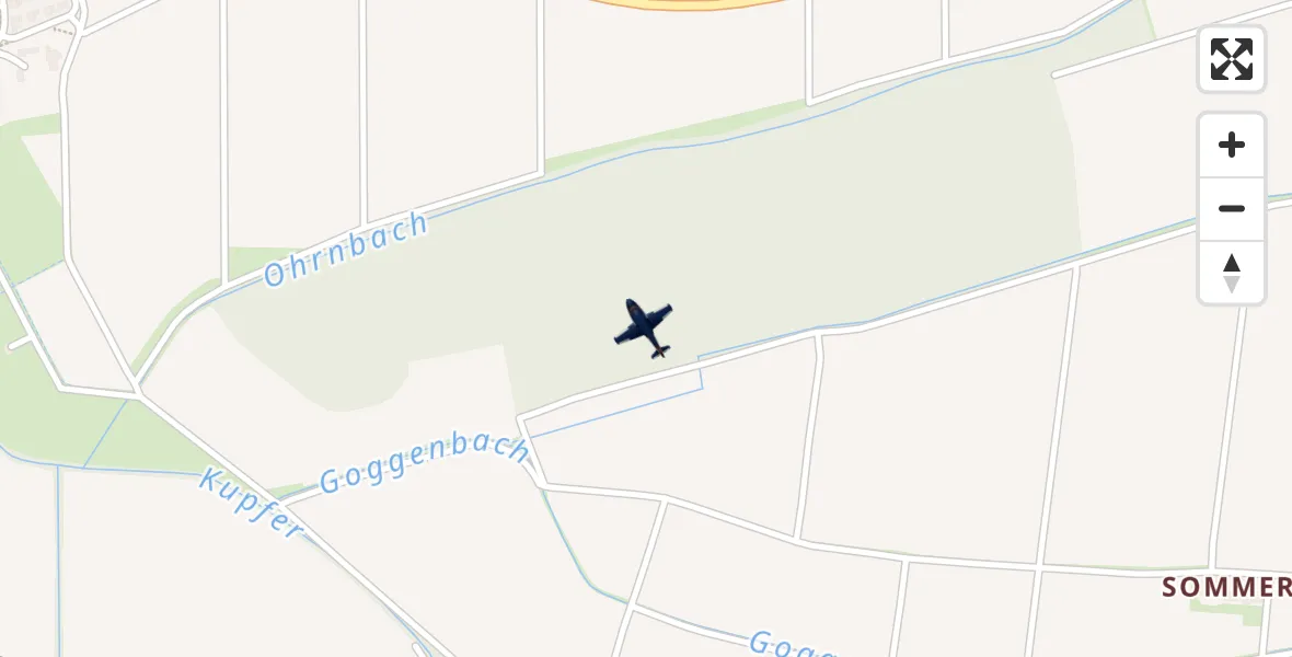 Flugroute Polizeiflugzeug Kupferzell - Kupferzell, 15 Oktober 2026, 00:00