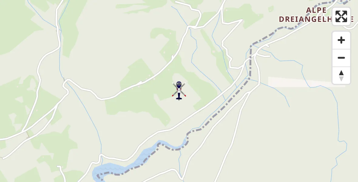 Flugroute Polizeihubschrauber Burgberg i.Allgäu - Burgberg i.Allgäu, 15 Oktober 2026, 08:32