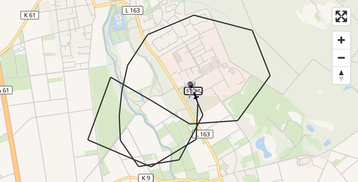 Flugroute Polizeihubschrauber Swisttal - Swisttal, 15 Oktober 2026, 09:21