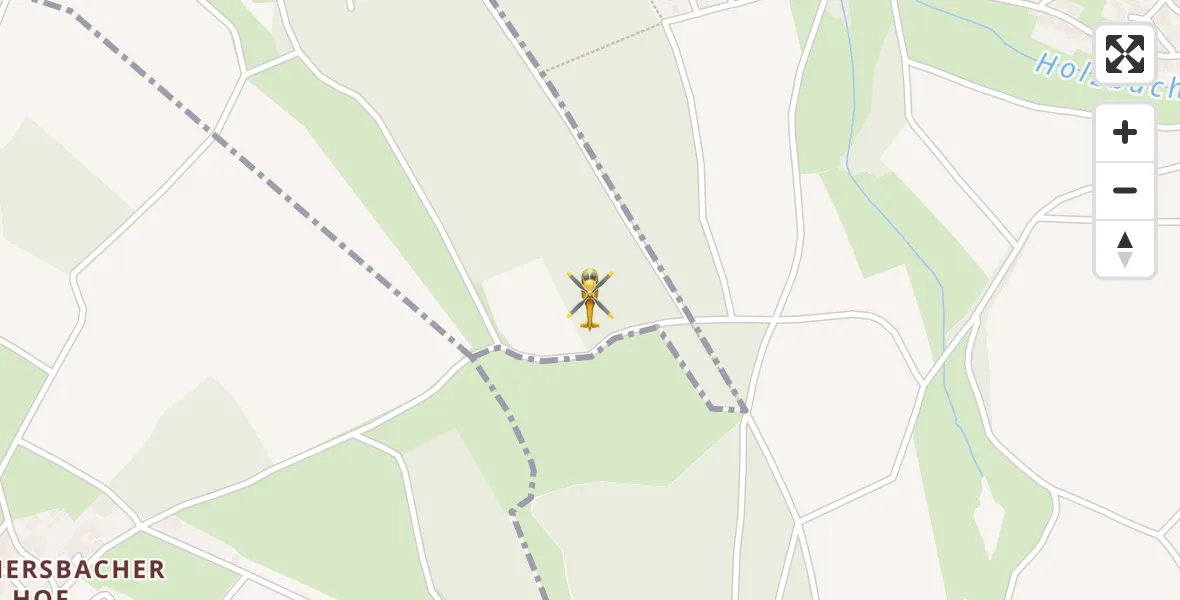 Flugroute Ambulanzhubschrauber Holzbach - Holzbach, 15 Oktober 2026, 11:15