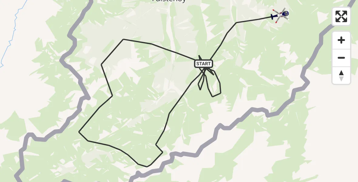 Flugroute Polizeihubschrauber Oberstdorf - Oberstdorf, 15 Oktober 2026, 12:48