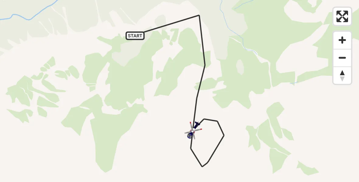 Flugroute Polizeihubschrauber Garmisch-Partenkirchen - Garmisch-Partenkirchen, 15 Oktober 2026, 13:17