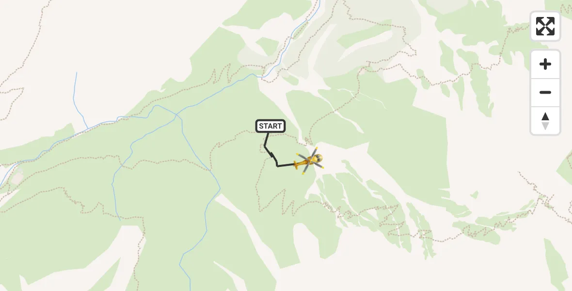Flugroute Rettungshubschrauber Grainau - Grainau, 15 Oktober 2026, 16:44