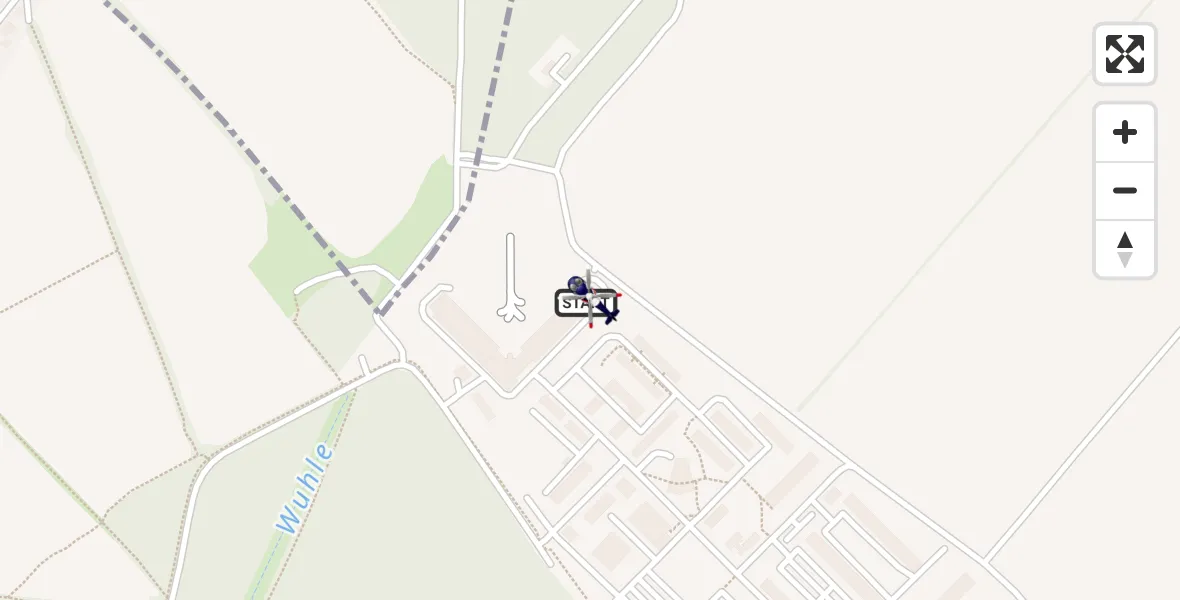 Flugroute Polizeihubschrauber Ahrensfelde Hubschrauberlandeplatz - Ahrensfelde Hubschrauberlandeplatz, 16 Oktober 2026, 05:58